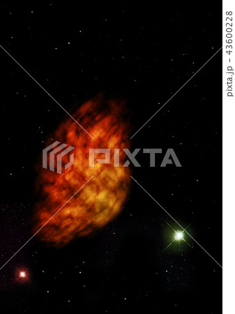 Small part of an infinite star field. 3D rendering 43600228
