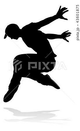 Street Dance Dancer Silhouette Street Dance Dancer Silhouette 43601875