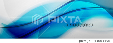 Smooth blur wave background 43603456