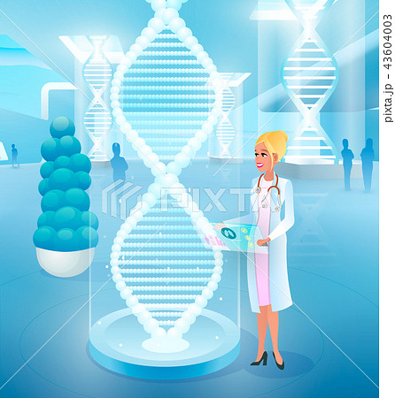 Healing Diseases with Editing DNA Vector Concept Healing Diseases with Editing DNA Vector Concept 43604003