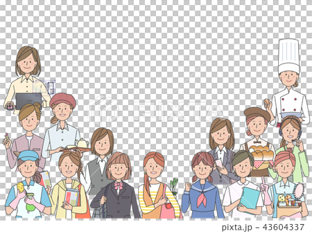 各種職業的女性 43604337