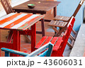 シンガポール カフェ テーブルとイス 43606031