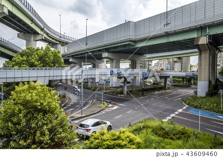 愛知県　名古屋都市景観　国道302号　名二環上社JCT 43609460