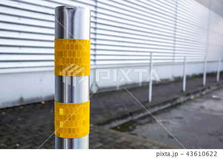 traffic bollard for safety street and structure at parking lot traffic bollard for safety street and structure at parking lot 43610622