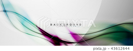 Smooth blur wave background 43612644