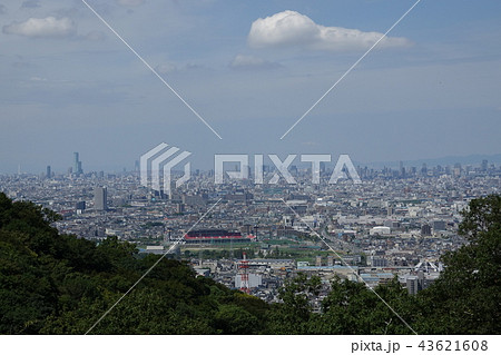 新・東大阪市花園ラグビー場（枚岡公園から） 43621608