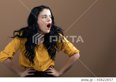 Angry young woman Angry young woman 43622657