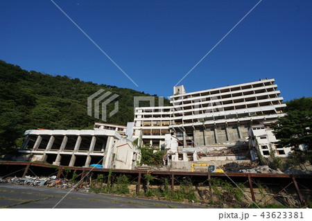 廃ホテル 廃旅館 外部 正面撮り 横撮り 廃ホテル 廃旅館 外部 正面撮り 横撮り 43623381