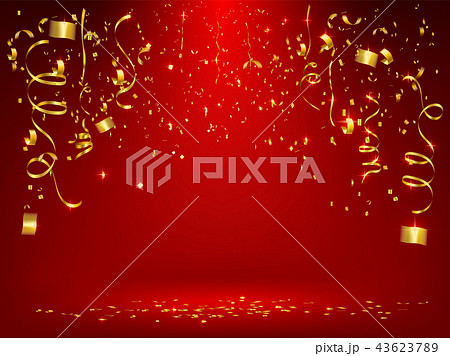 3d illustration celebration background with shiny  43623789
