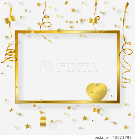 gold frame background 43623799