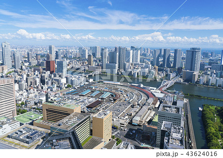東京風景・築地と湾岸エリア 東京風景・築地と湾岸エリア 43624016