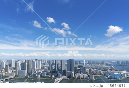 東京風景・青空に流れる雲 月島 勝どき 豊洲 晴海 台場 築地 東京風景・青空に流れる雲 月島 勝どき 豊洲 晴海 台場 築地 43624031