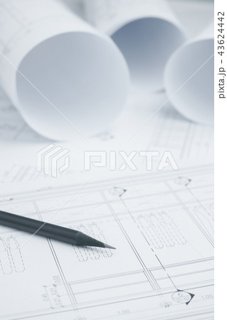 pencil on architectural drawing paper and rolls pencil on architectural drawing paper and rolls 43624442