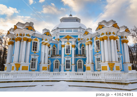 Pavilion Hermitage in Catherine park. Pushkin Pavilion Hermitage in Catherine park. Pushkin 43624891