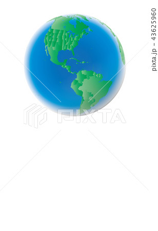 地球アメリカ州青緑3 地球アメリカ州青緑3 43625960