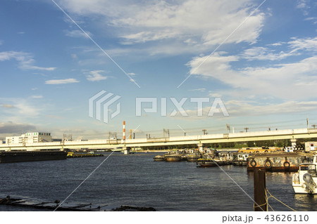 辰巳の森海浜公園から望む砂町運河の風景 辰巳の森海浜公園から望む砂町運河の風景 43626110