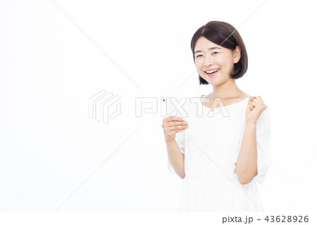 30代女性 スマートフォン 30代女性 スマートフォン 43628926