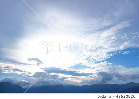 Mountain sunlight and blue sky Mountain sunlight and blue sky 43630926