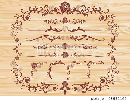 frame set Vector frame set Vector 43632165