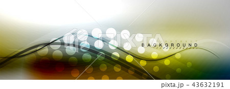 Smooth flowing wave motion concept background Smooth flowing wave motion concept background 43632191