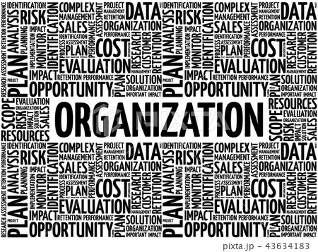 Organization word cloud collage 43634183