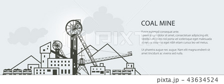 Coal Mining Banner 43634524