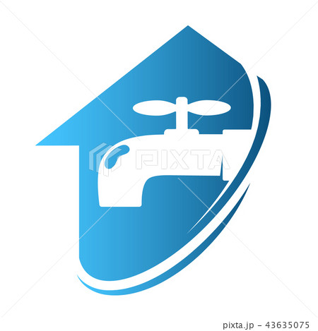 Water tap and house Water tap and house 43635075