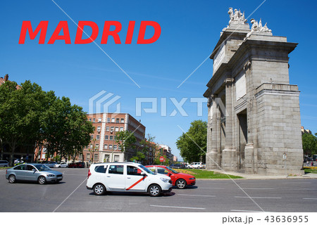 Gate of Toledo in Plaza de Madrid Gate of Toledo in Plaza de Madrid 43636955