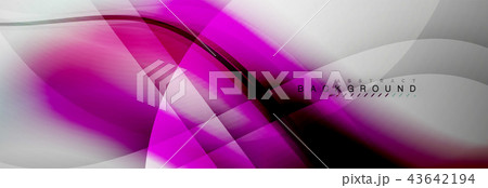 Smooth flowing wave motion concept background 43642194