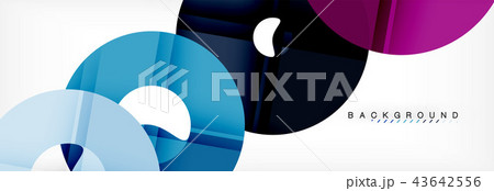 Geomtric modern backgrounds, rings abstract template Geomtric modern backgrounds, rings abstract template 43642556