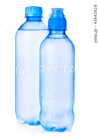 Plastic bottle of still healthy water isolated on white background 43642628