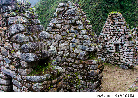 An ancient Inca town on the Inca trail. An ancient Inca town on the Inca trail. 43643182