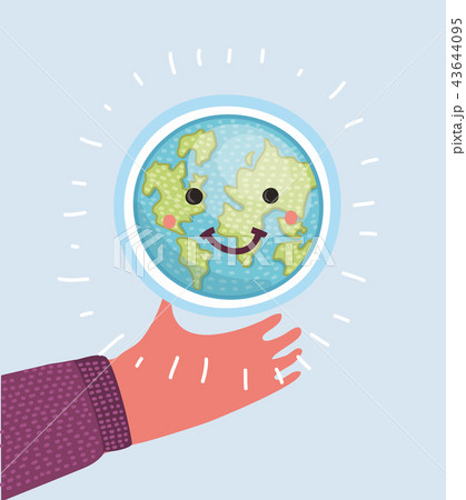 Hands Holding Earth Hands Holding Earth 43644095