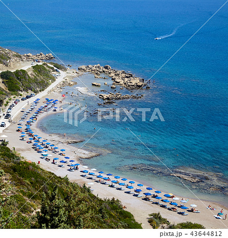 Rhodos island, Faliraki nudist beach, Greece Rhodos island, Faliraki nudist beach, Greece 43644812