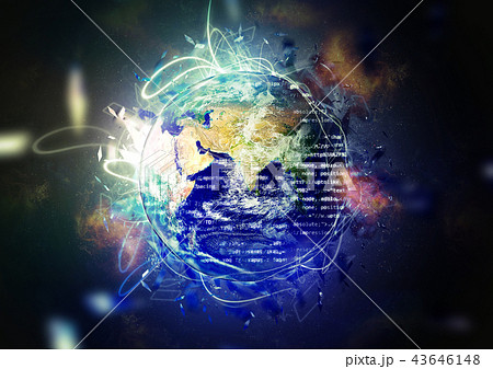 抽象的な地球 43646148