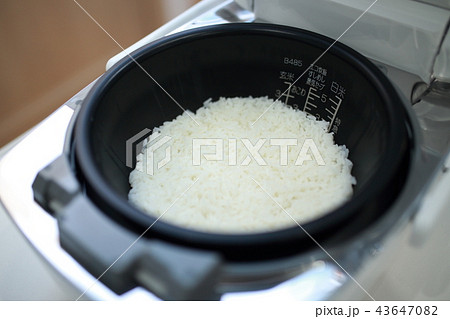 炊飯器 (キッチン 台所 LDK 炊飯 自炊 家事 生活 ごはん ライス 電子ジャー 白米 白飯) 43647082