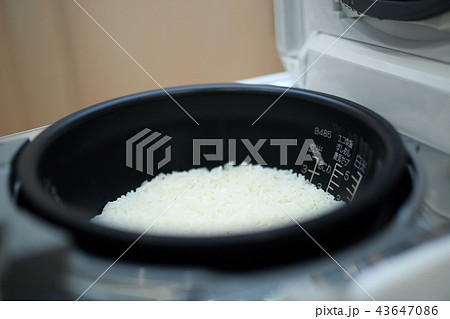 炊飯器 (キッチン 台所 LDK 炊飯 自炊 家事 生活 ごはん ライス 電子ジャー 白米 白飯) 43647086