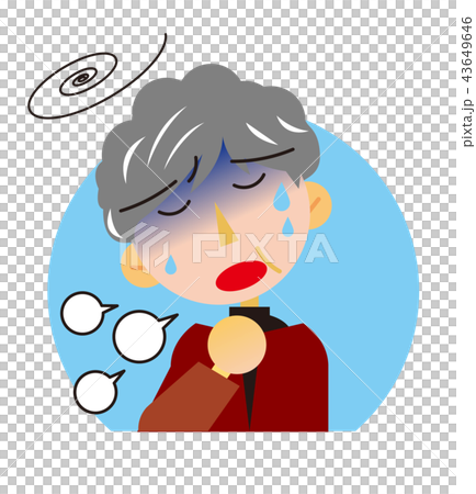 Illustration of elderly people 43649646