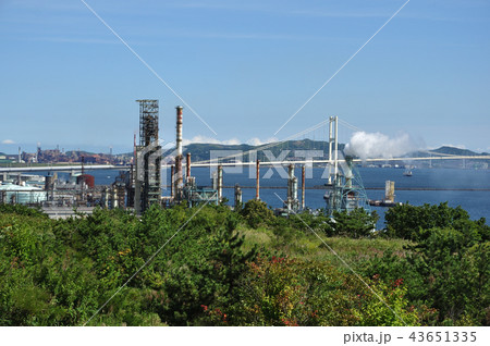 白鳥大橋　工場　室蘭 43651335