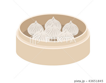 小籠包のイラスト素材