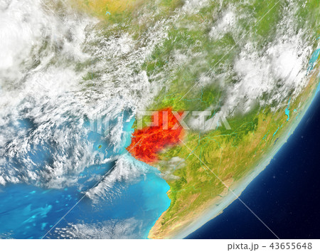 Gabon from space 43655648