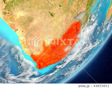 South Africa from space South Africa from space 43655651