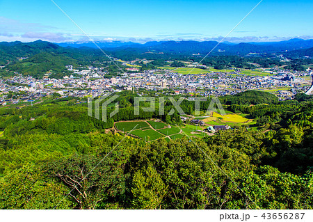 立岩展望台から嬉野市内の眺め　【佐賀県嬉野市】 43656287