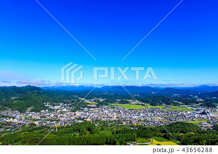 立岩展望台から嬉野市内の眺め　【佐賀県嬉野市】 43656288