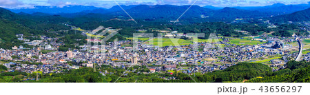 立岩展望台から嬉野市内の眺め パノラマ 【佐賀県嬉野市】 立岩展望台から嬉野市内の眺め パノラマ 【佐賀県嬉野市】 43656297