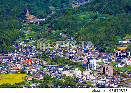 立岩展望台から嬉野市内の眺め 【佐賀県嬉野市】 立岩展望台から嬉野市内の眺め 【佐賀県嬉野市】 43656333