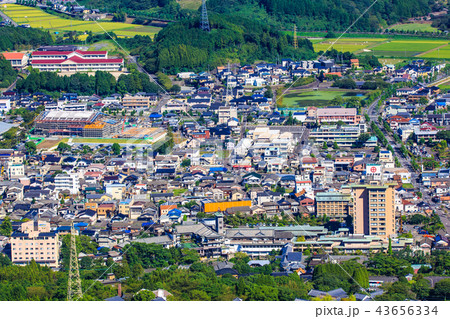 立岩展望台から嬉野市内の眺め 【佐賀県嬉野市】 立岩展望台から嬉野市内の眺め 【佐賀県嬉野市】 43656334