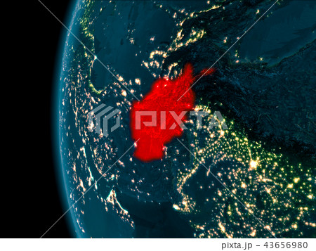 Night view of Afghanistan Night view of Afghanistan 43656980