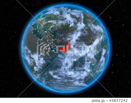 Pakistan at night on Earth Pakistan at night on Earth 43657242