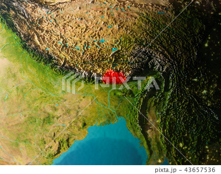 Orbit view of Bhutan 43657536
